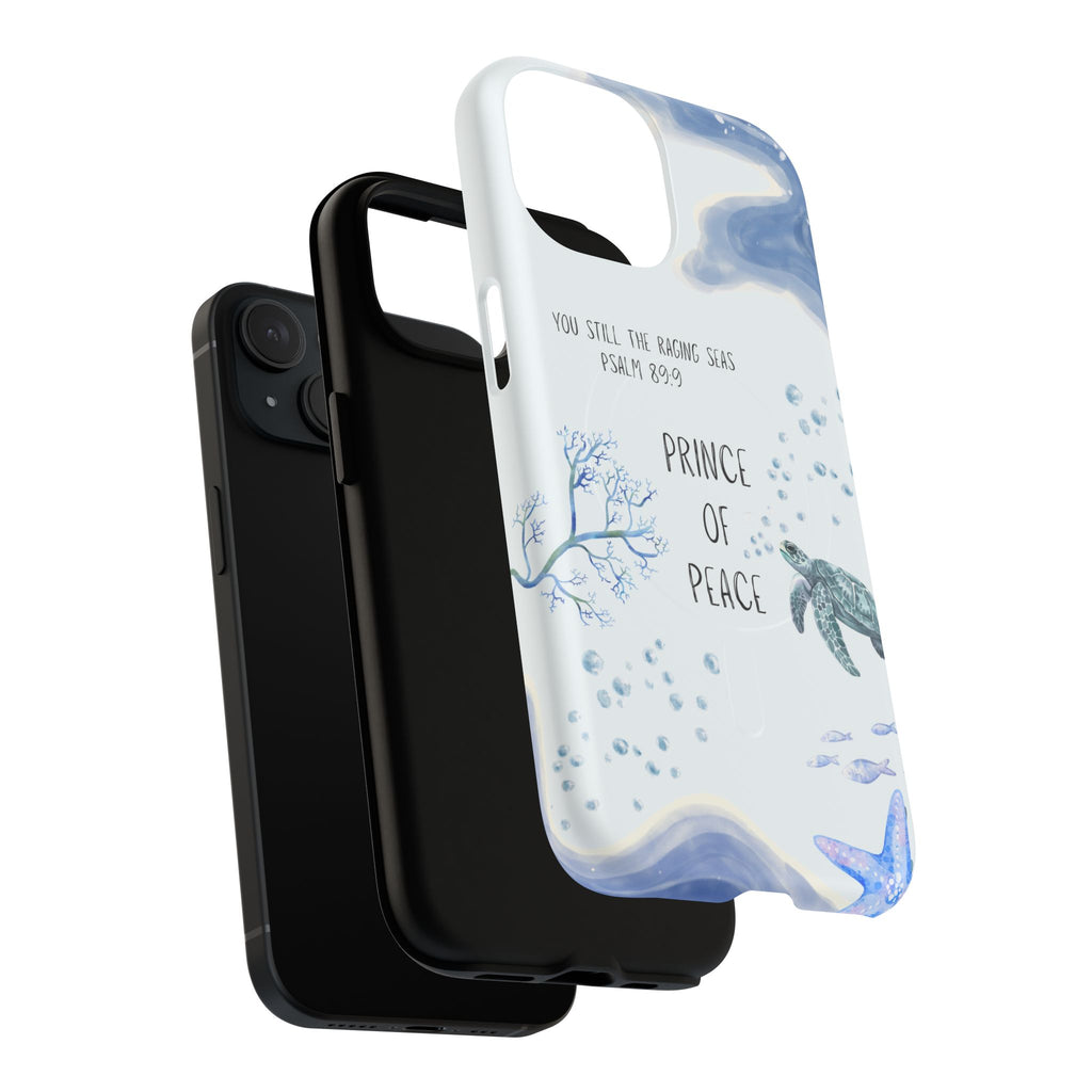 Prince of Peace Phone Case — "You Still the Raging Seas" Christian Magnetic Tough Case