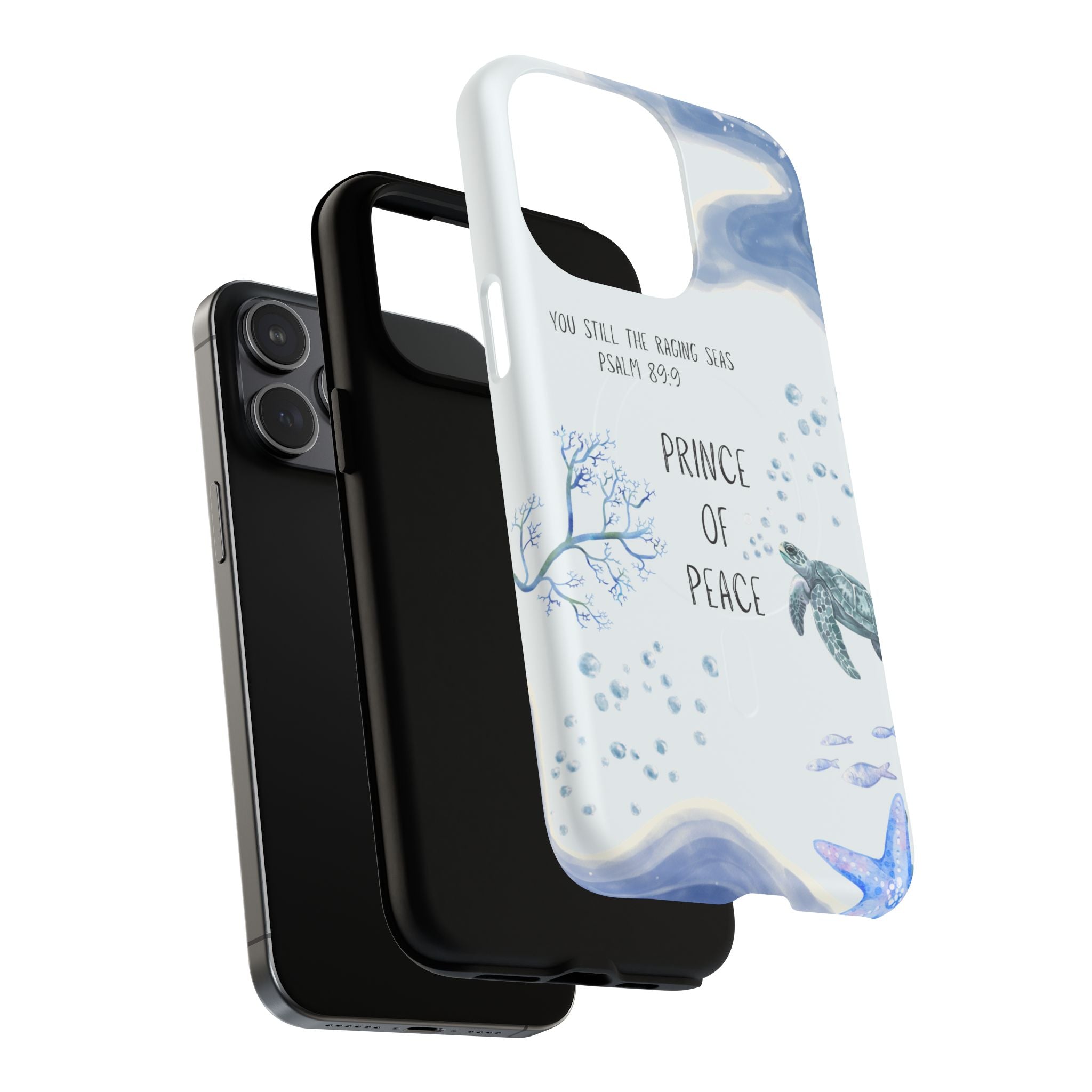 Prince of Peace Phone Case — "You Still the Raging Seas" Christian Magnetic Tough Case