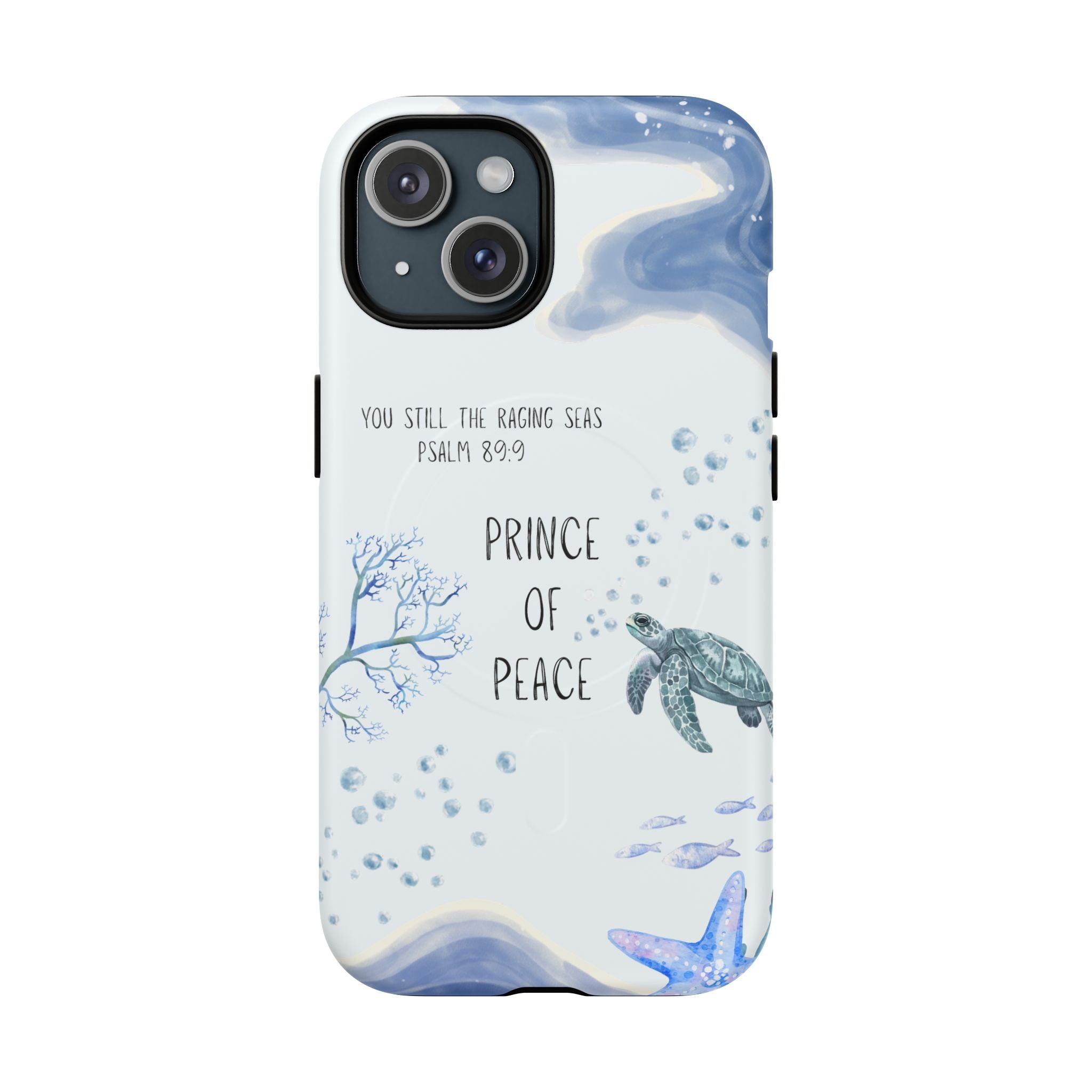 Prince of Peace Phone Case — "You Still the Raging Seas" Christian Magnetic Tough Case