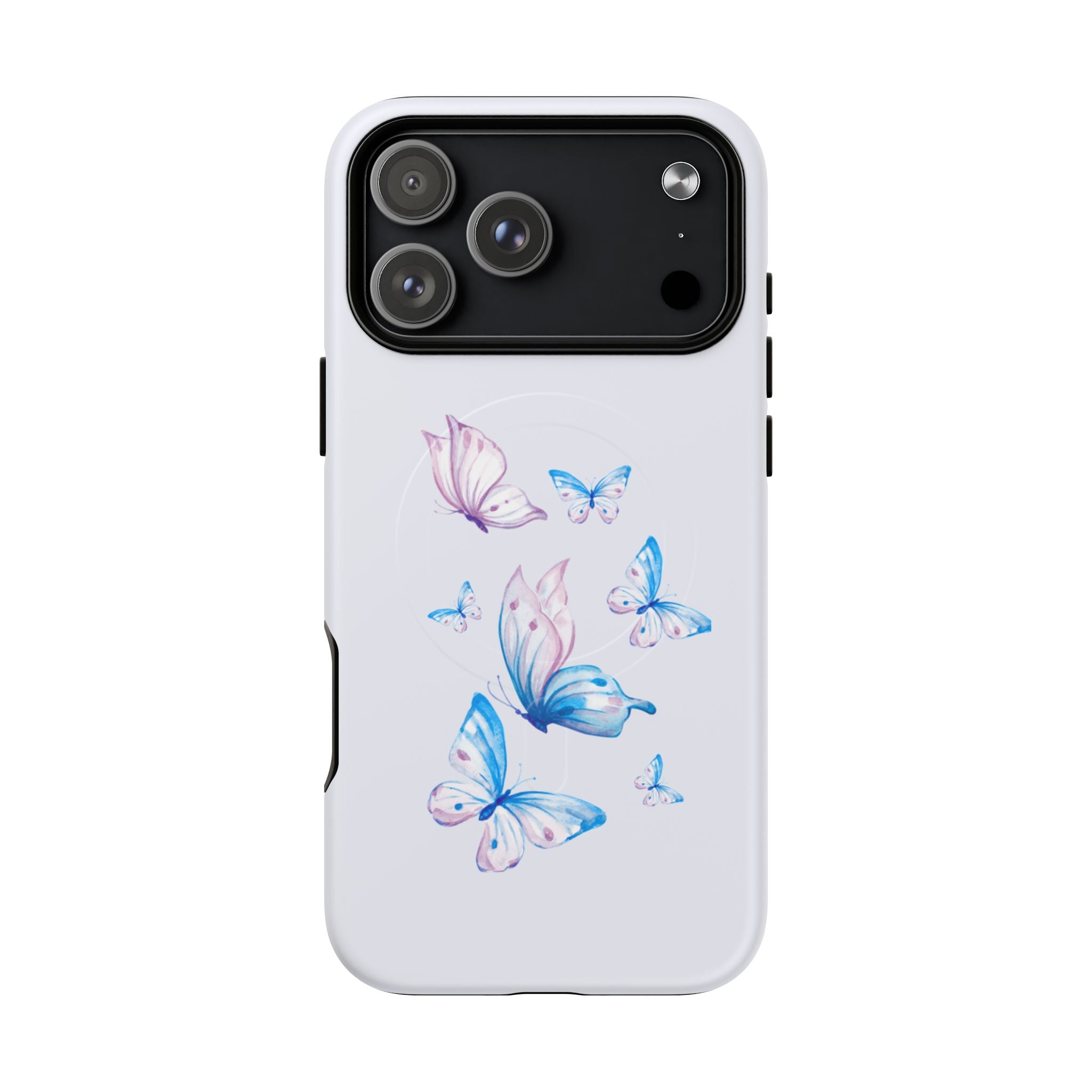 MagSafe Phone Case — Watercolor Butterfly Protective Magnetic Case