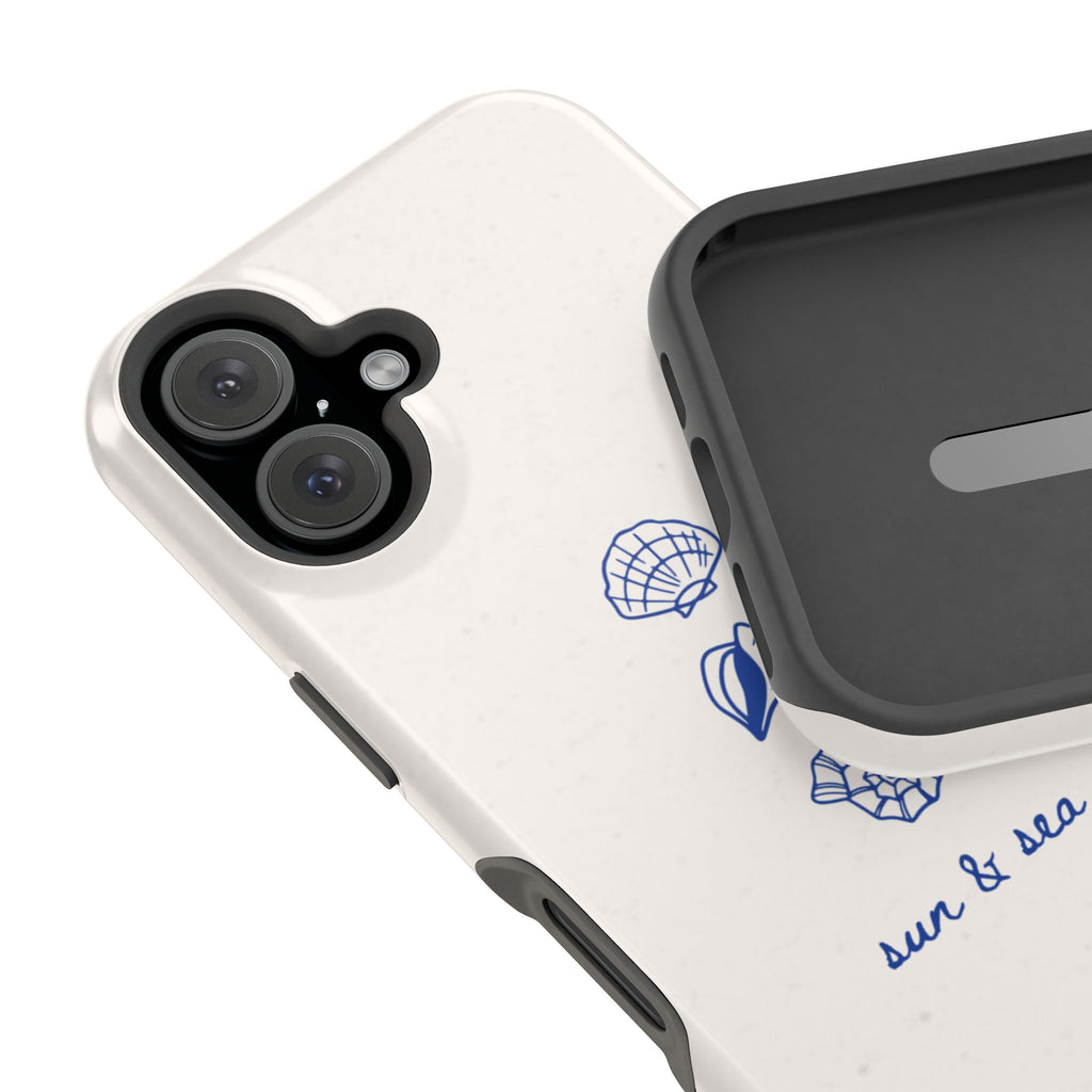 Sea Shells Phone Case — 'sun & sea' Magnetic Impact-Resistant Case