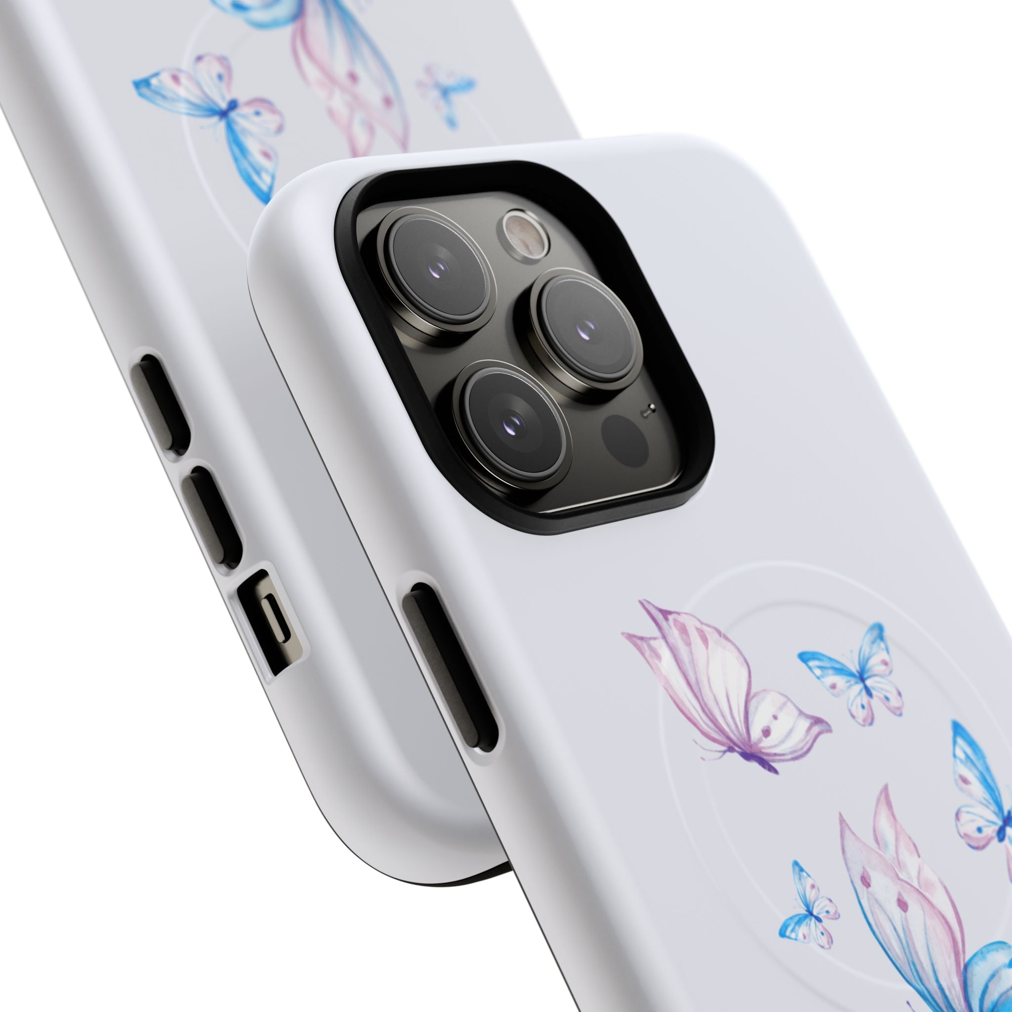 MagSafe Phone Case — Watercolor Butterfly Protective Magnetic Case