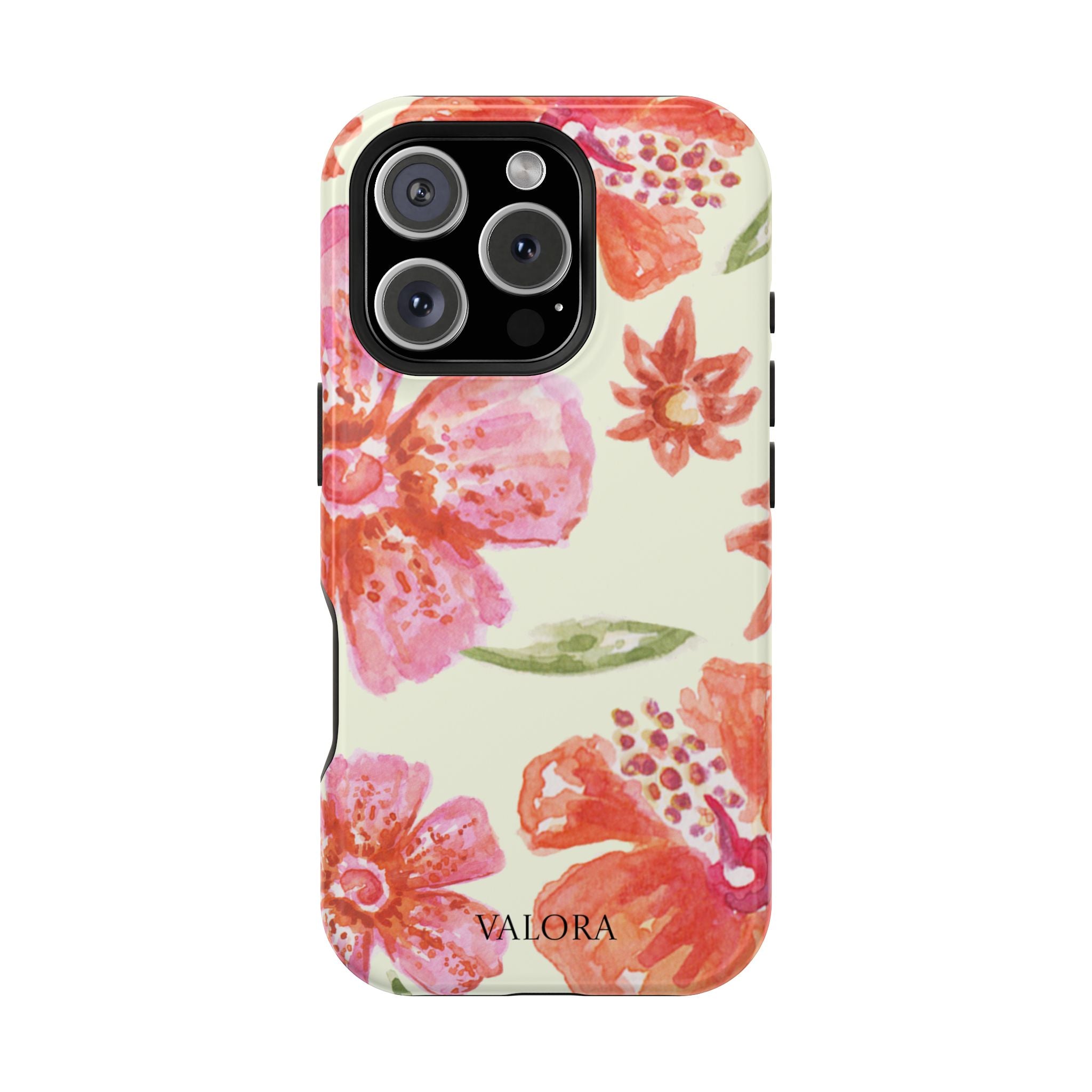 Floral Watercolor Phone Case — Impact‑Resistant Magnetic Protective Cover