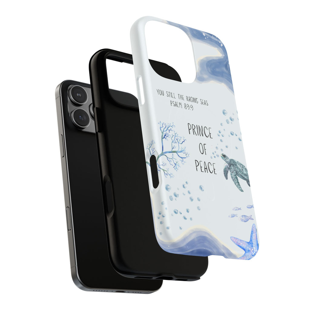 Prince of Peace Phone Case — "You Still the Raging Seas" Christian Magnetic Tough Case