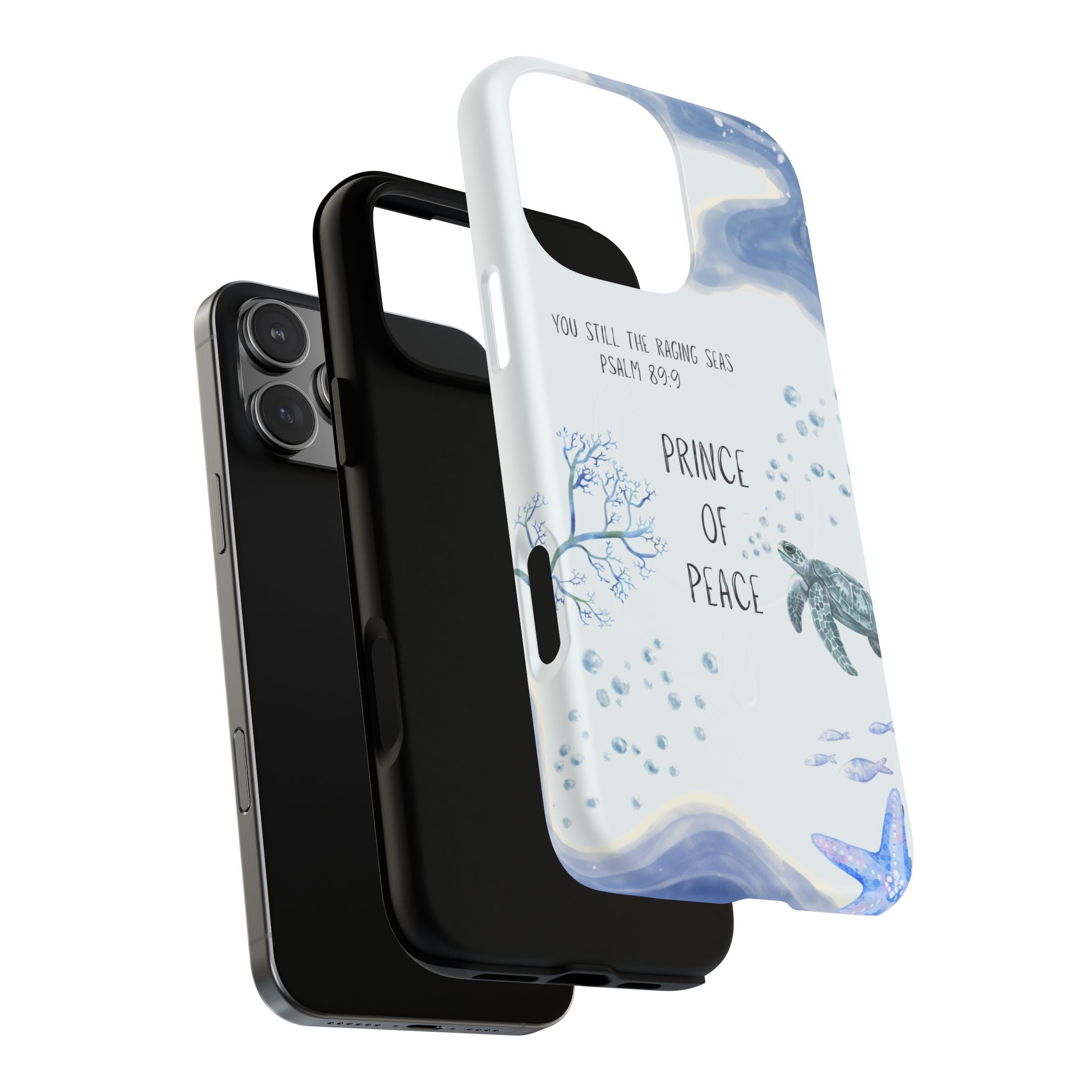 Prince of Peace Phone Case — "You Still the Raging Seas" Christian Magnetic Tough Case