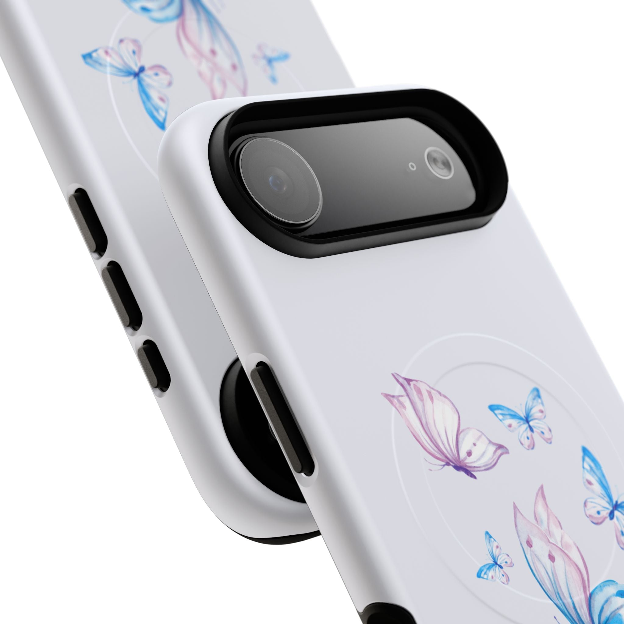 MagSafe Phone Case — Watercolor Butterfly Protective Magnetic Case
