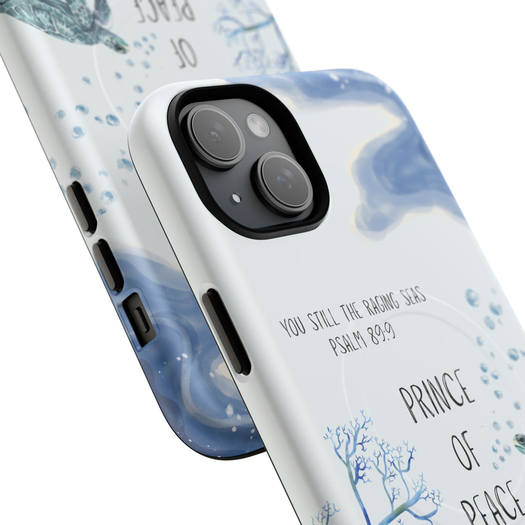 Prince of Peace Phone Case — "You Still the Raging Seas" Christian Magnetic Tough Case