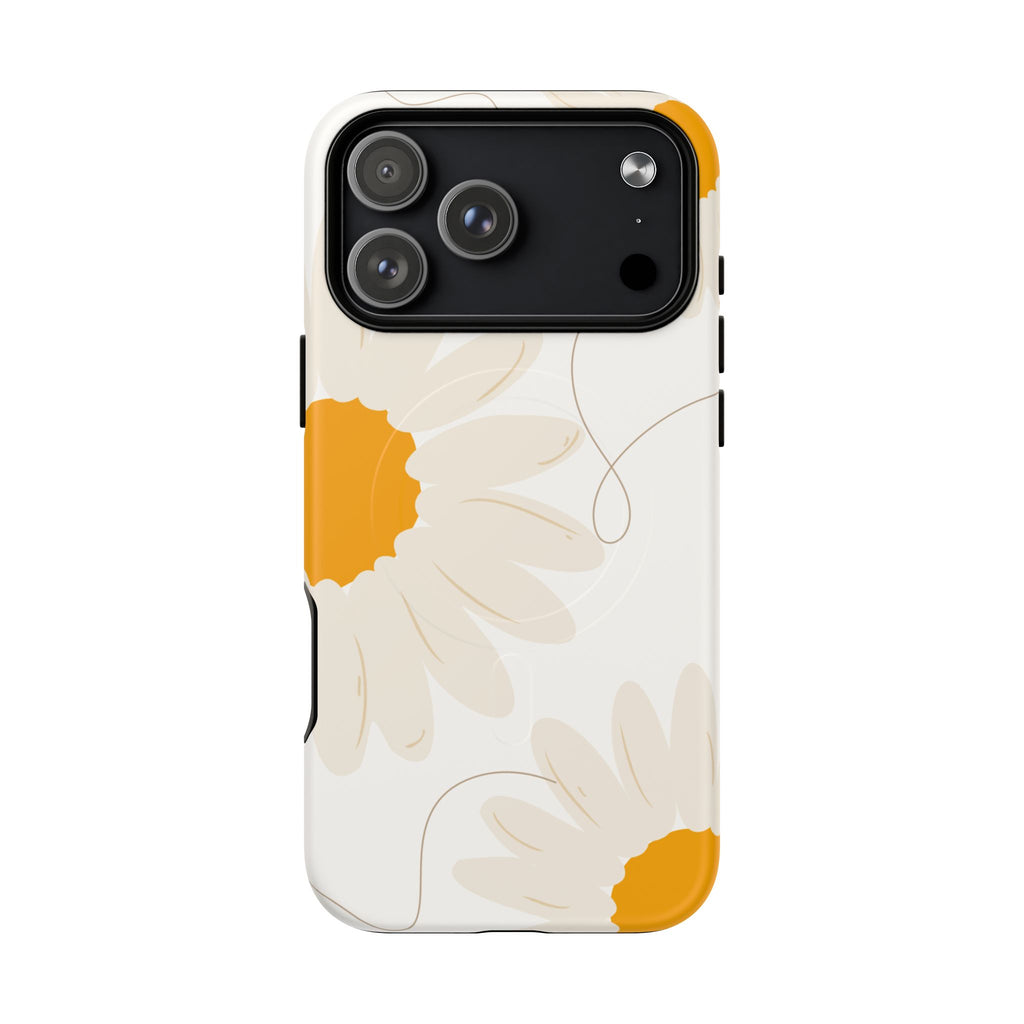 Daisy Floral Tough Magnetic Phone Case