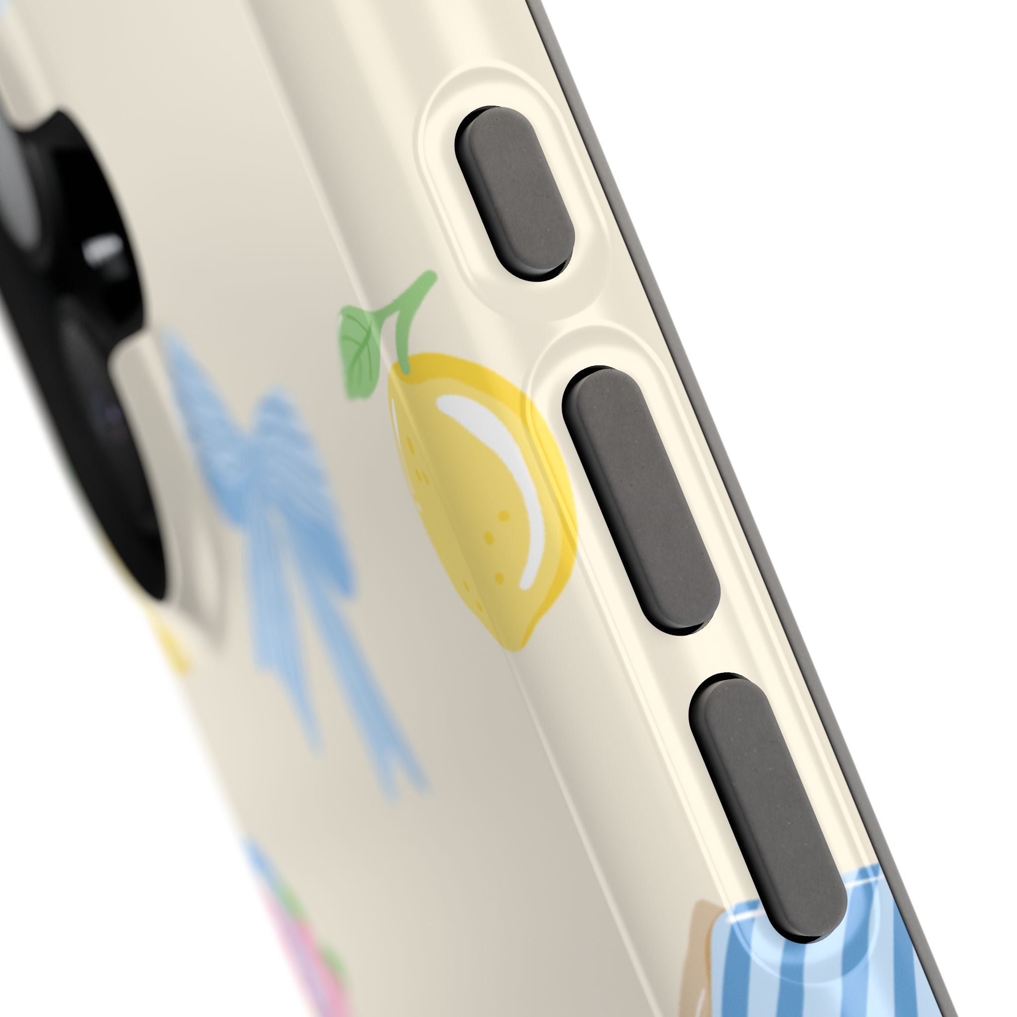 Summer Lemon Pattern Magnetic Impact Phone Case