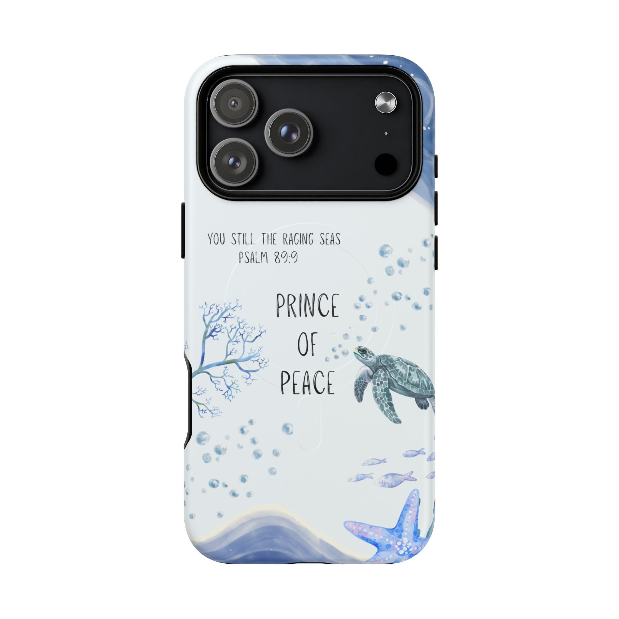 Prince of Peace Phone Case — "You Still the Raging Seas" Christian Magnetic Tough Case