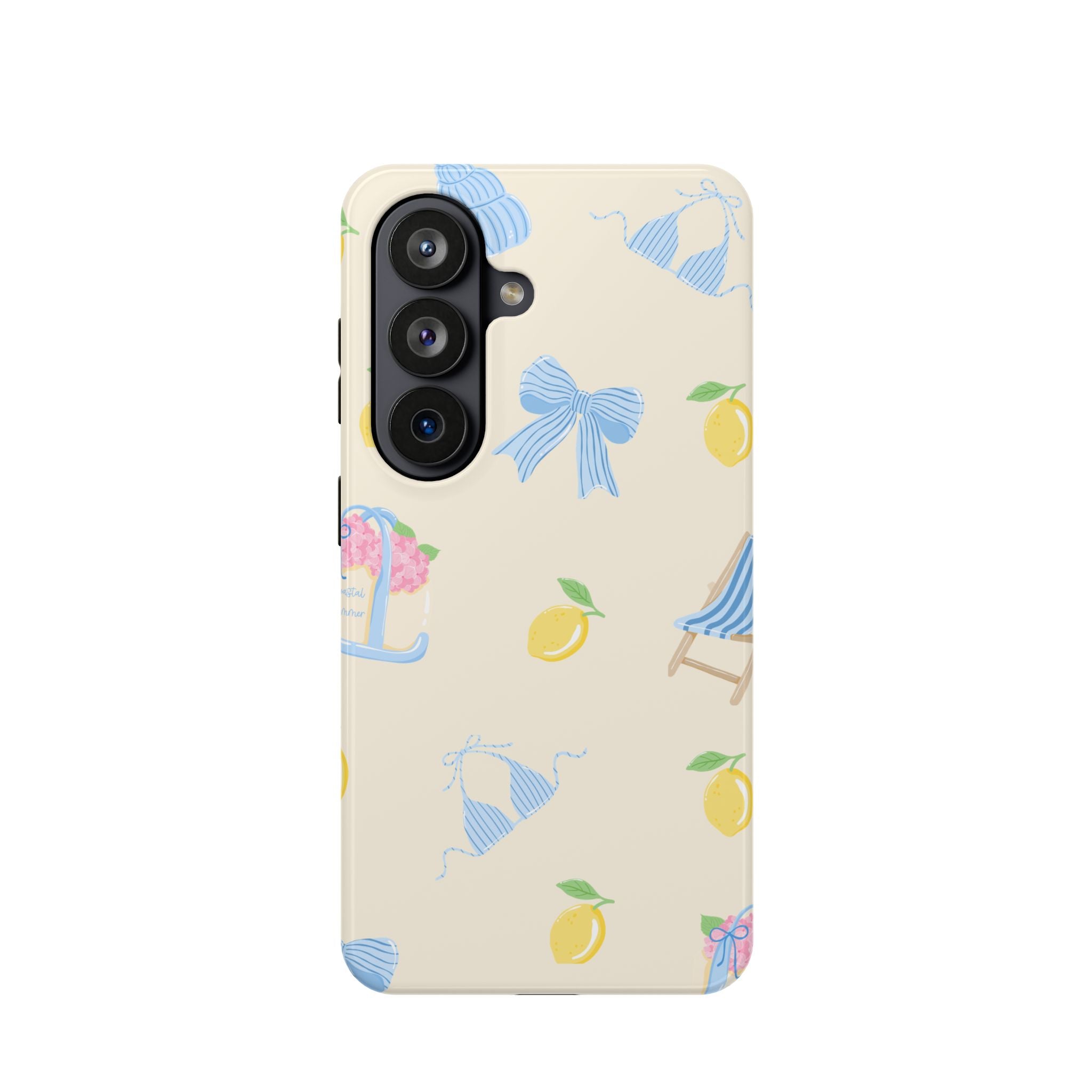 Summer Lemon Pattern Magnetic Impact Phone Case