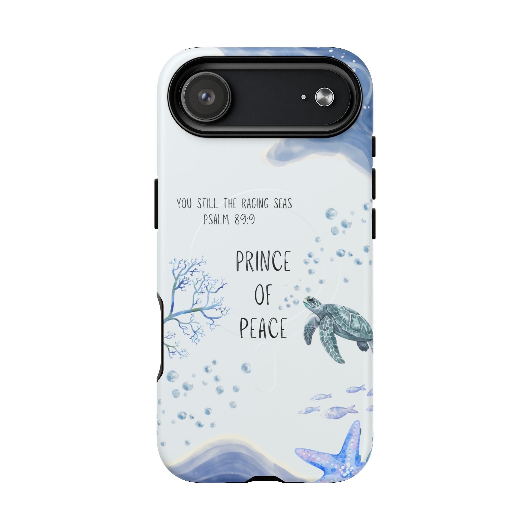 Prince of Peace Phone Case — "You Still the Raging Seas" Christian Magnetic Tough Case