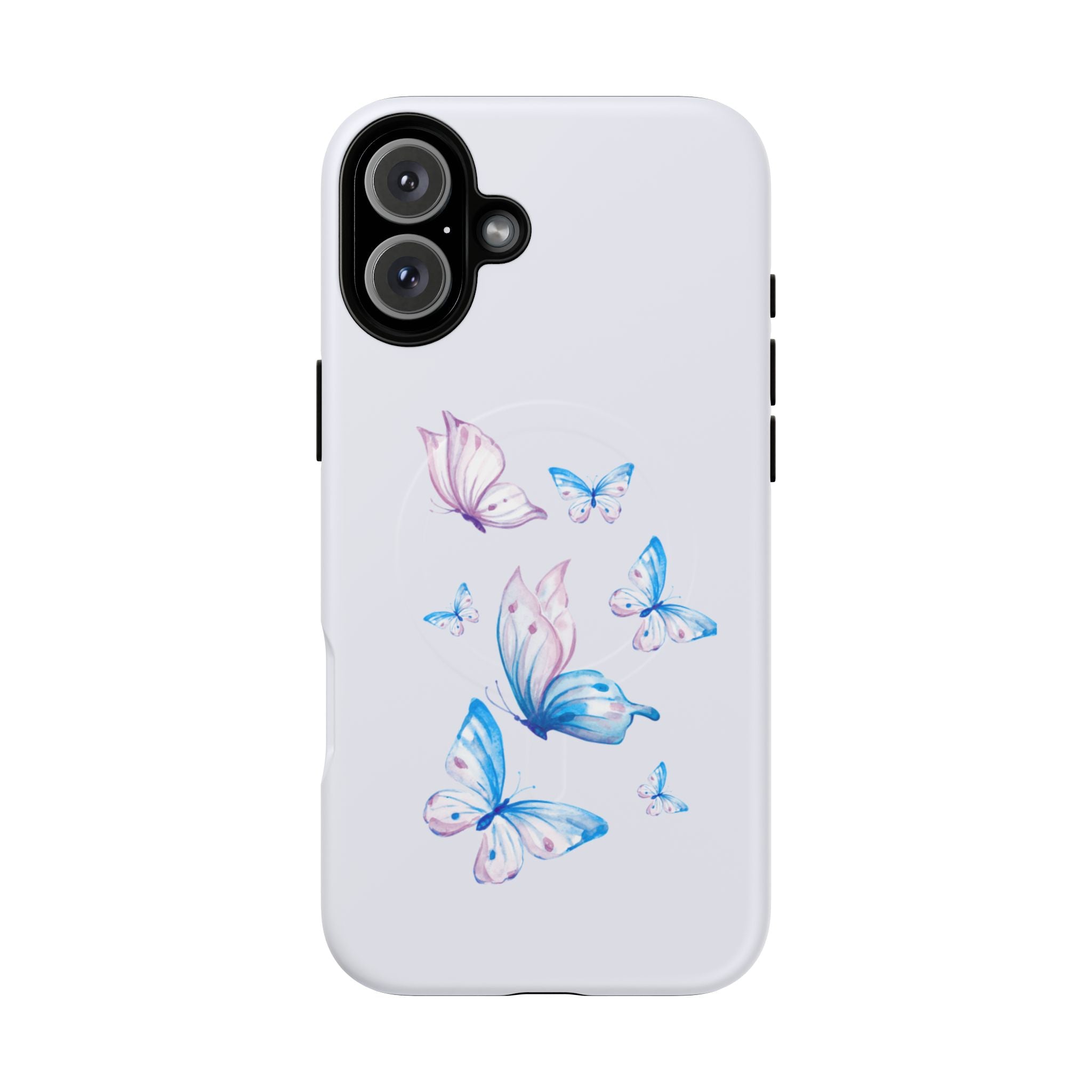MagSafe Phone Case — Watercolor Butterfly Protective Magnetic Case