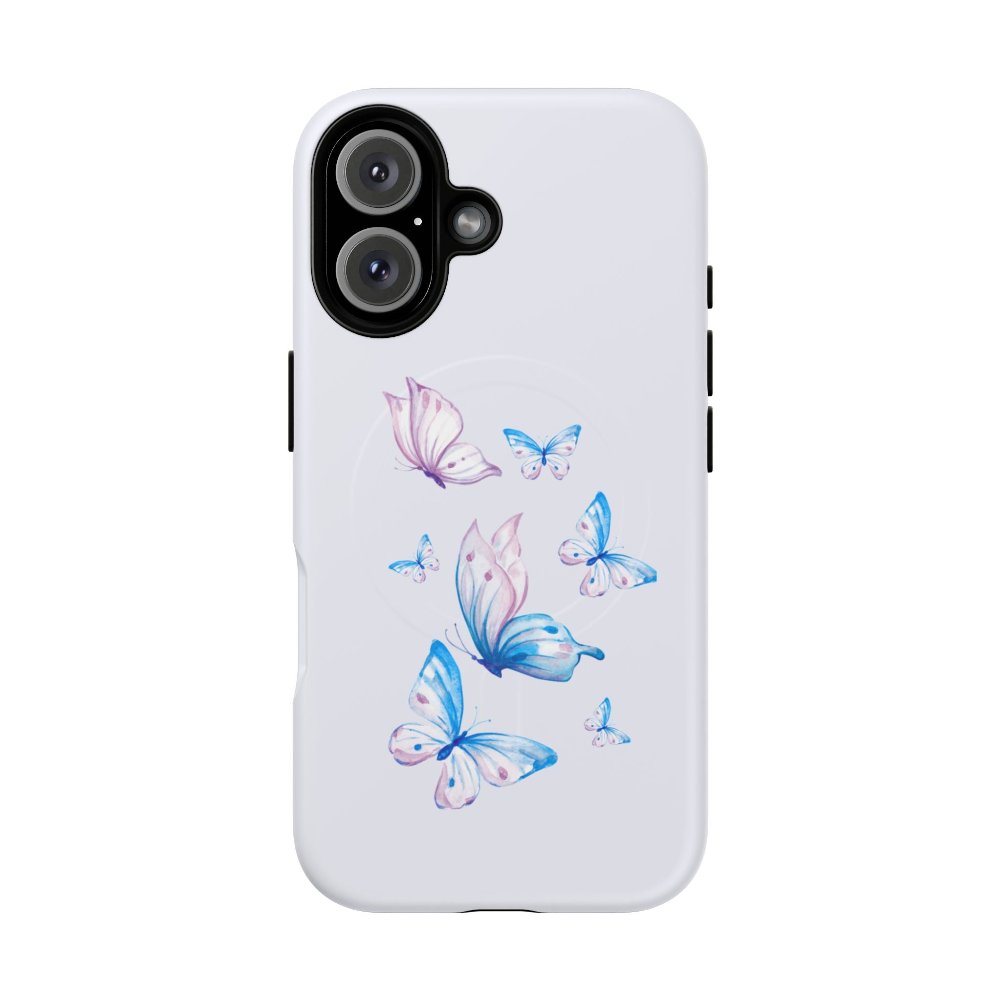 MagSafe Phone Case — Watercolor Butterfly Protective Magnetic Case