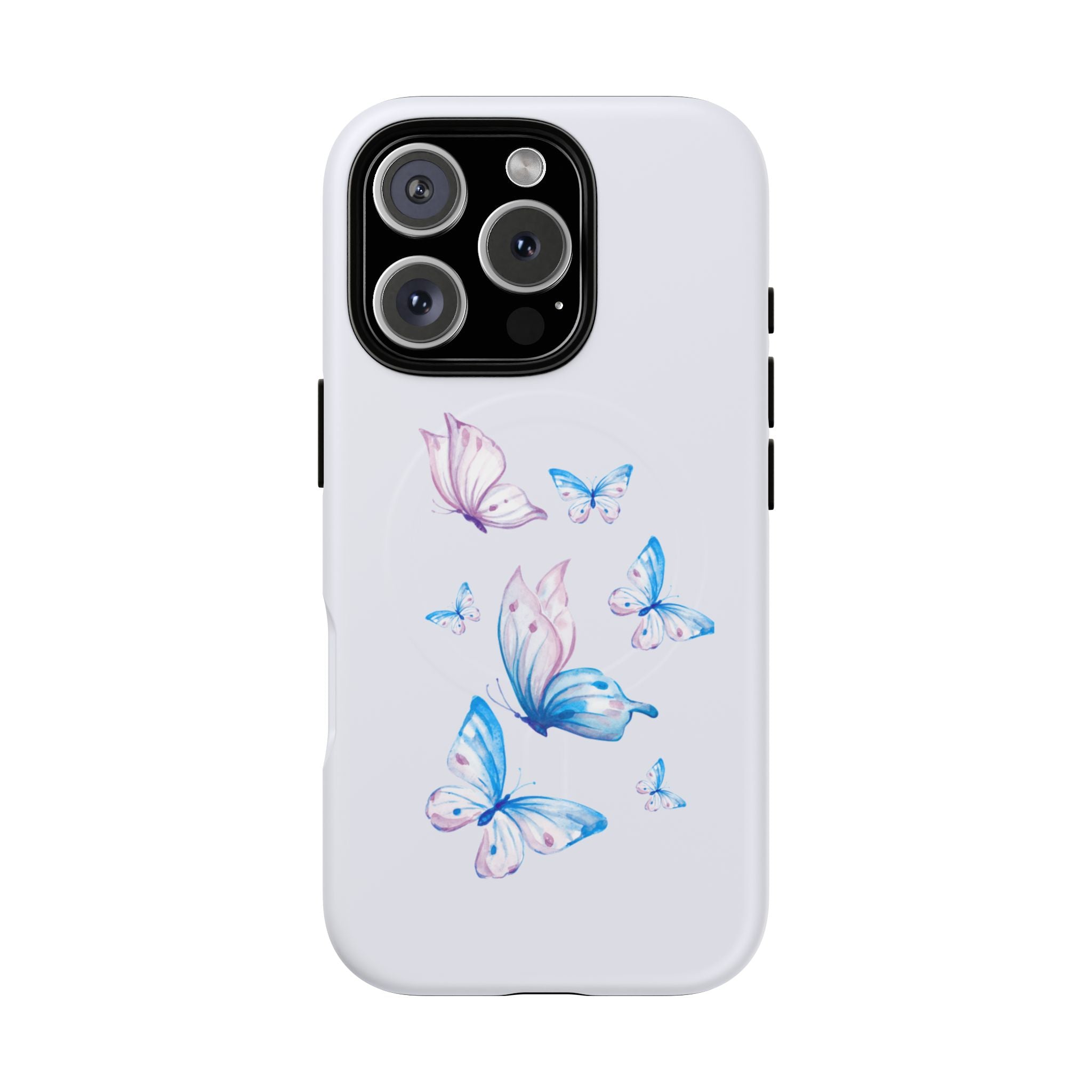 MagSafe Phone Case — Watercolor Butterfly Protective Magnetic Case