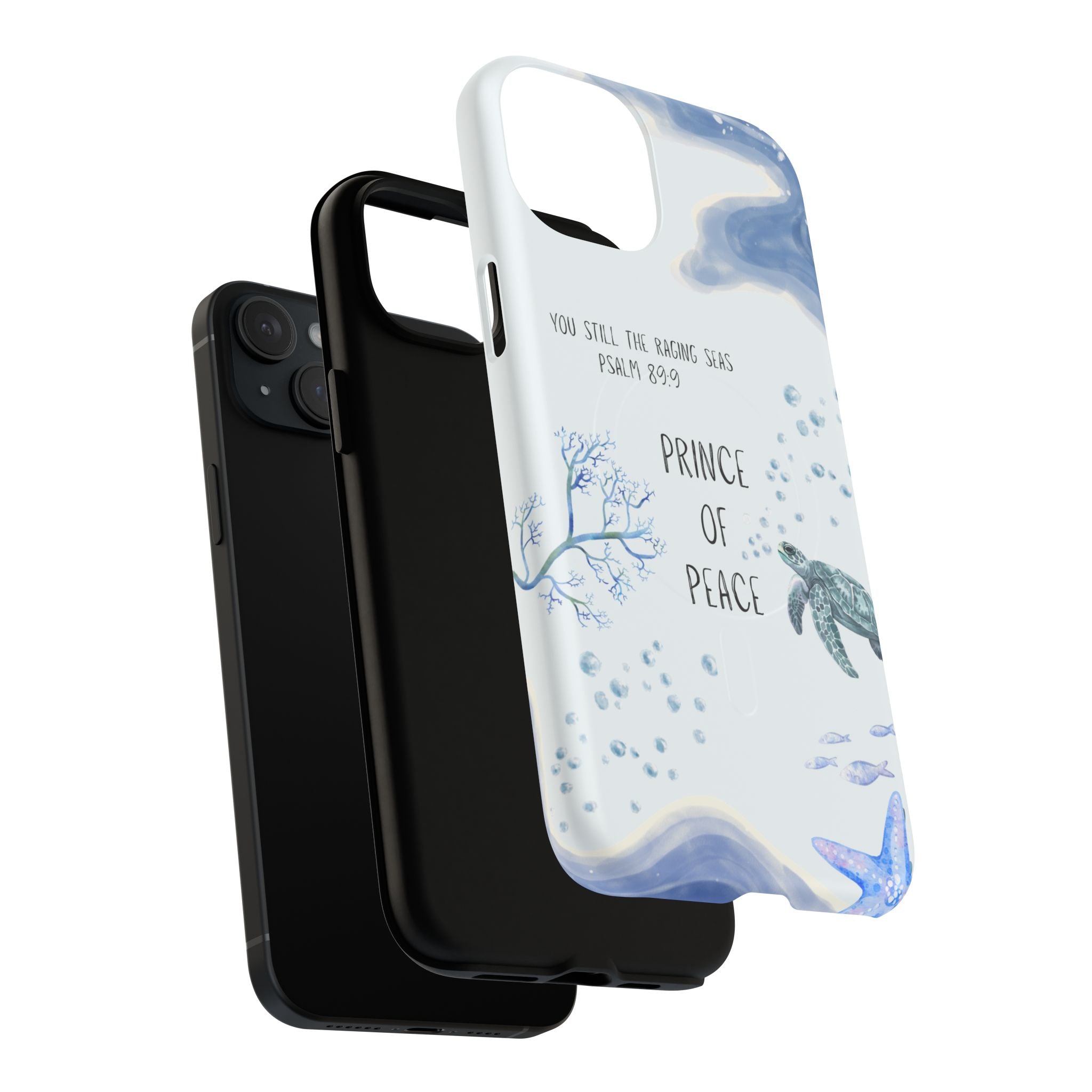 Prince of Peace Phone Case — "You Still the Raging Seas" Christian Magnetic Tough Case