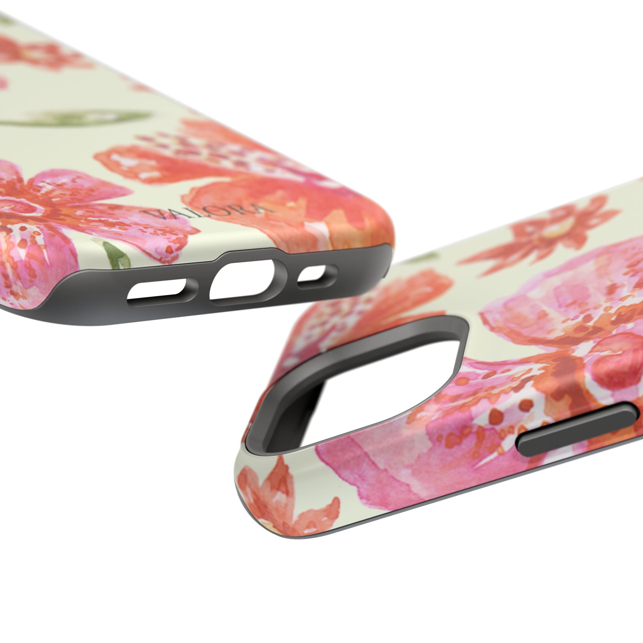 Floral Watercolor Phone Case — Impact‑Resistant Magnetic Protective Cover