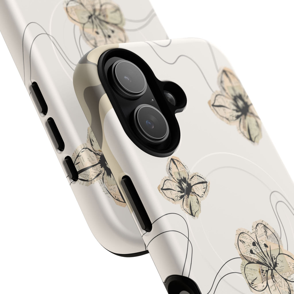 Floral Faith iPhone Case — '2 Timothy 1:7' Protective MagSafe Phone Case