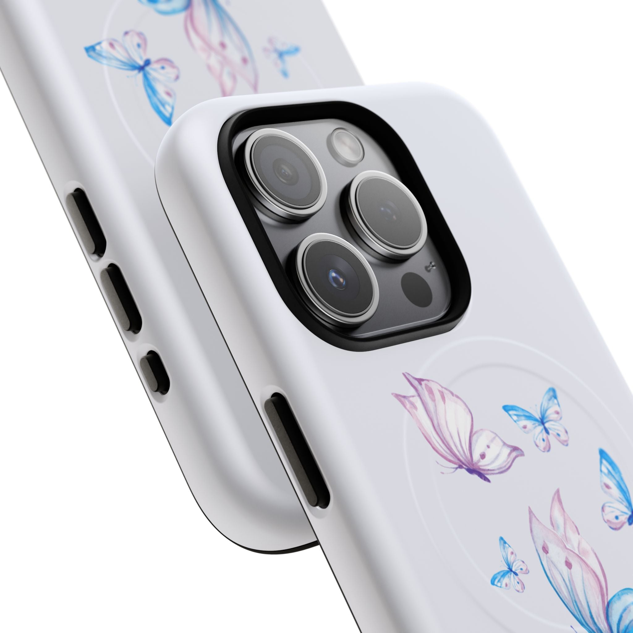 MagSafe Phone Case — Watercolor Butterfly Protective Magnetic Case