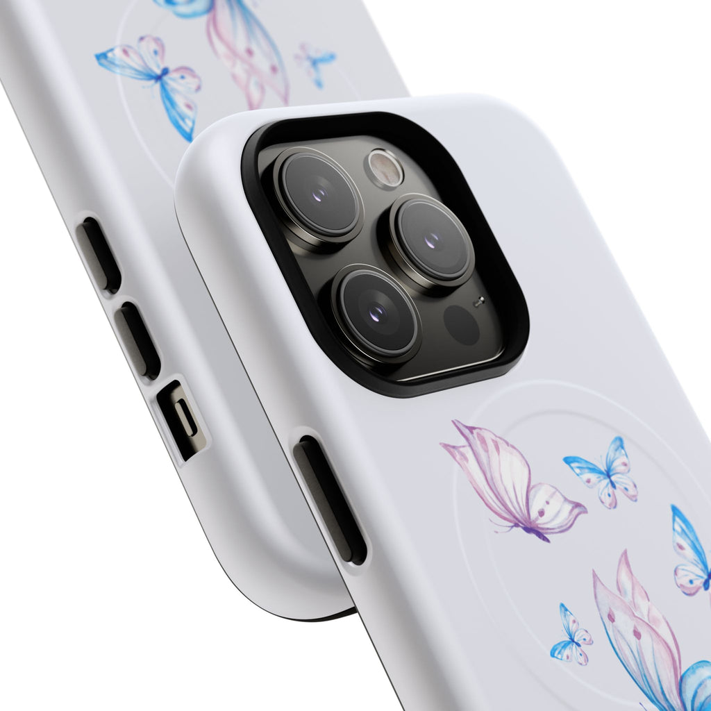MagSafe Phone Case — Watercolor Butterfly Protective Magnetic Case