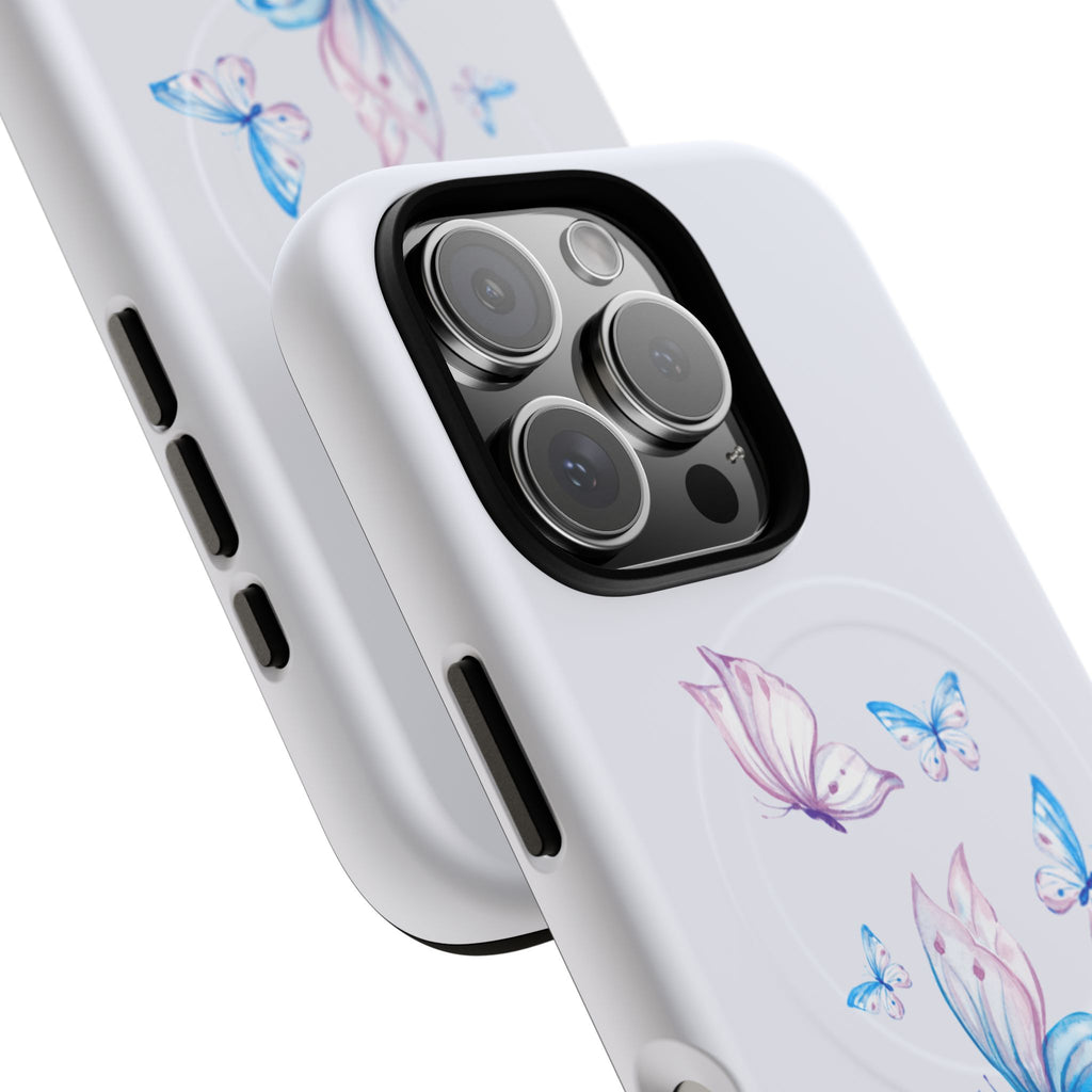 MagSafe Phone Case — Watercolor Butterfly Protective Magnetic Case