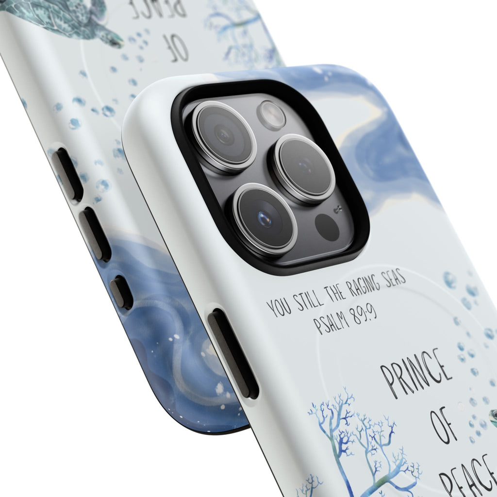 Prince of Peace Phone Case — "You Still the Raging Seas" Christian Magnetic Tough Case